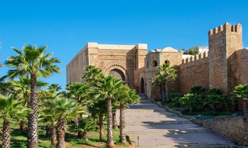 vue des remparts de la Kasbahs des Oudayas à Rabat